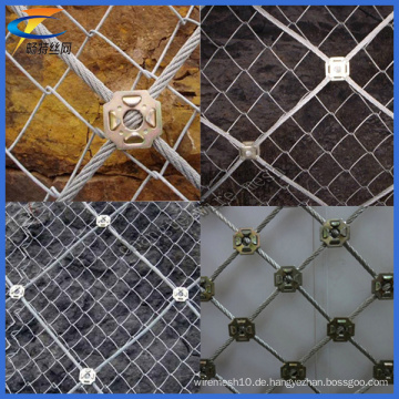 Edelstahl-Seil-Mesh-Netz, Slope Protection Mesh